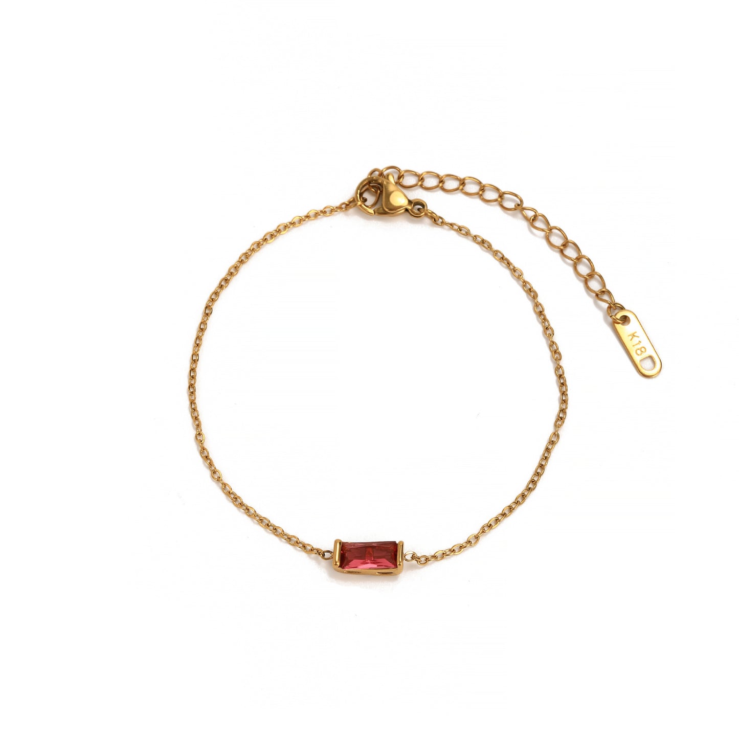 Birthstone 12 Birthstones Zircon Bracelet For Women