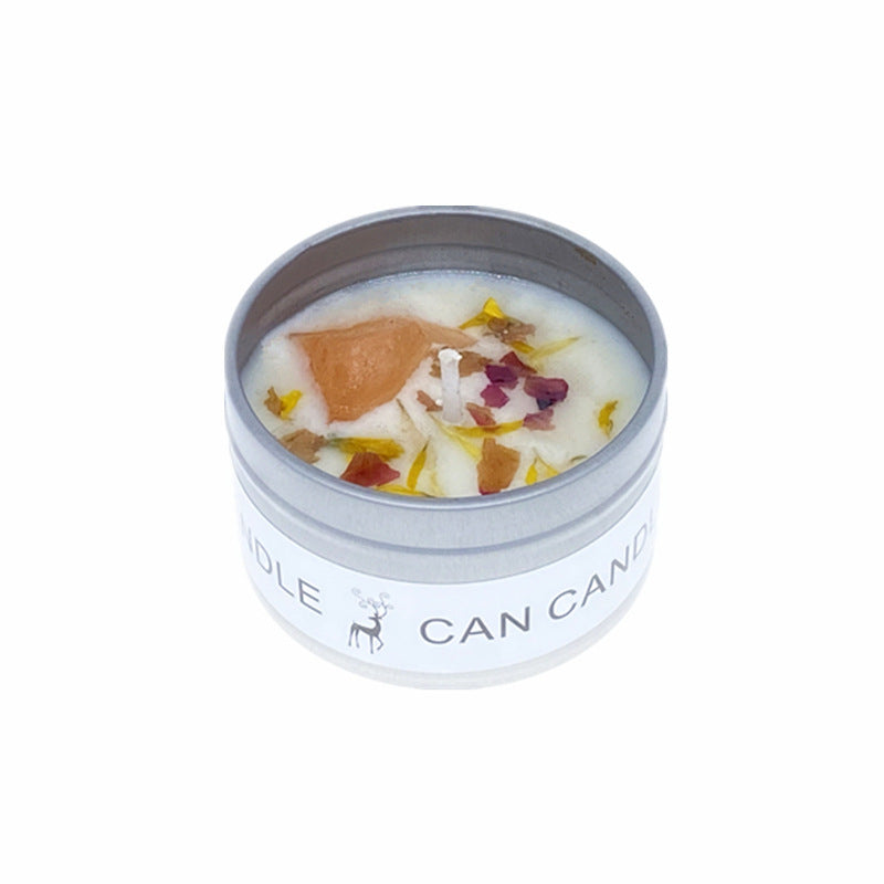 Dried Flower Tinplate Candle Wedding Hotel Gift