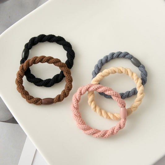 2-piece Thick Type Hand-woven Hair Rope