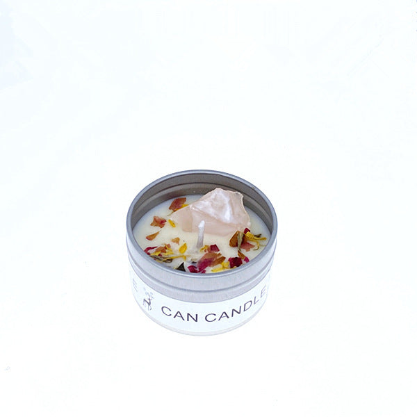 Dried Flower Tinplate Candle Wedding Hotel Gift