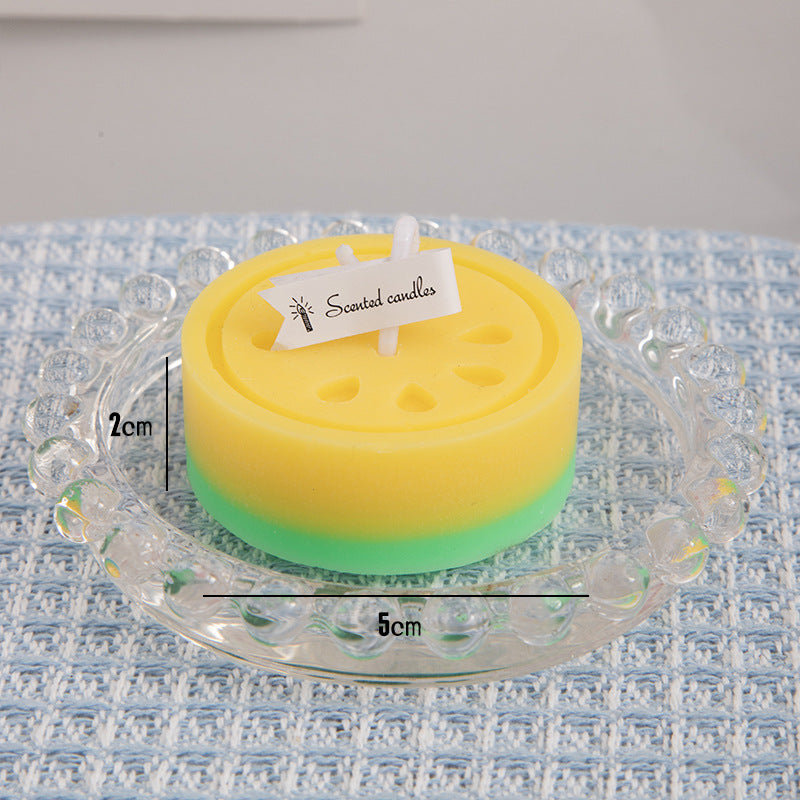 Watermelon Fruit Aromatherapy Candle Creative Gift