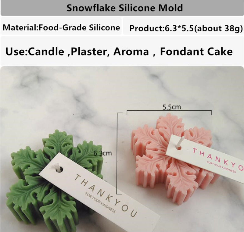 Candle Christmas high-grade soft silicone mold