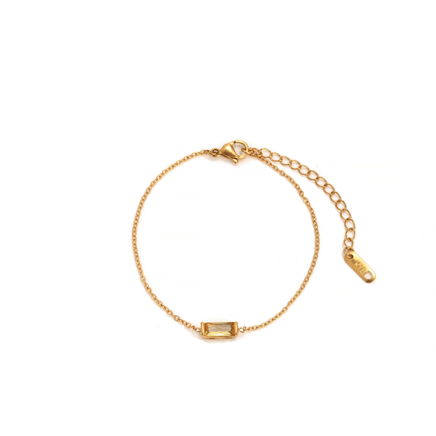 Birthstone 12 Birthstones Zircon Bracelet For Women
