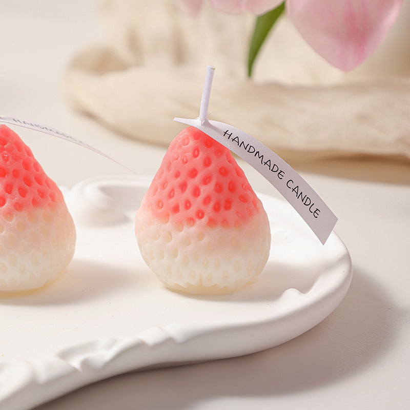 Soy Wax Powder Strawberry Aromatherapy Candle