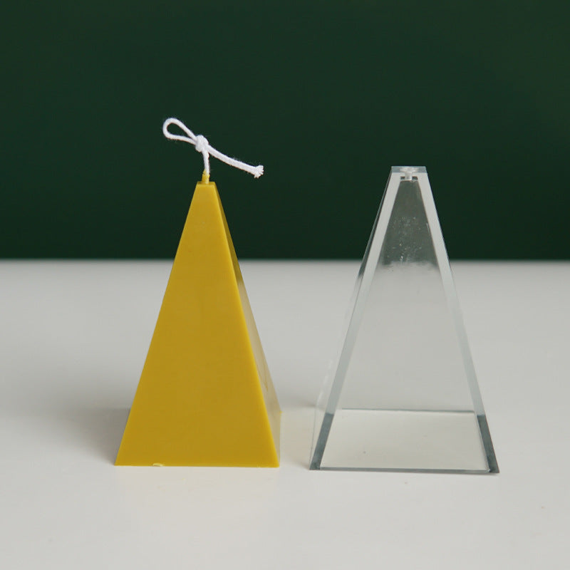 Pyramid Quadrangle Candle Mould Acrylic Mold