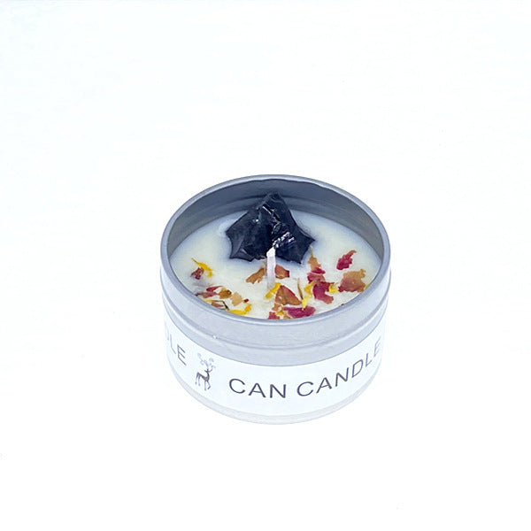 Dried Flower Tinplate Candle Wedding Hotel Gift