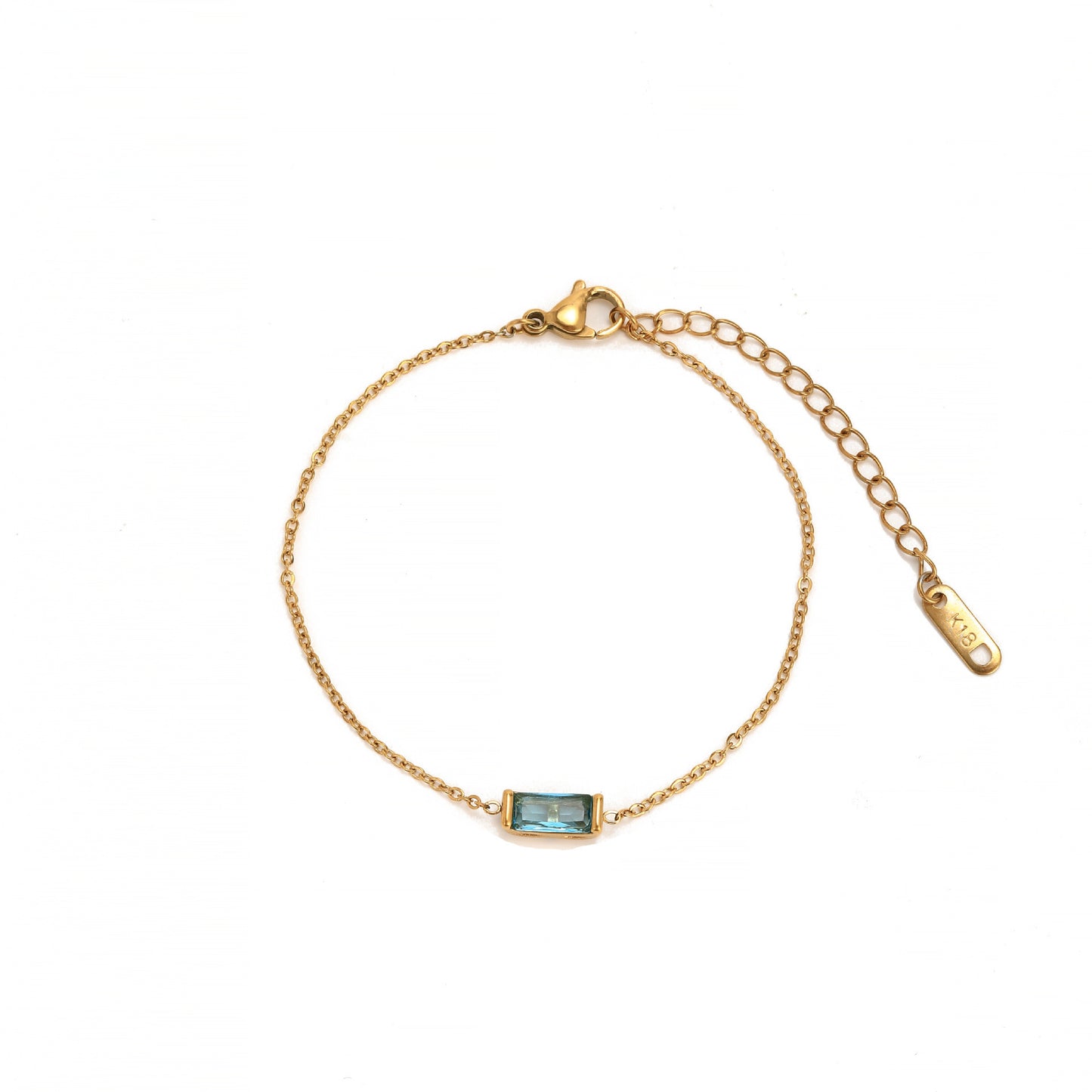 Birthstone 12 Birthstones Zircon Bracelet For Women