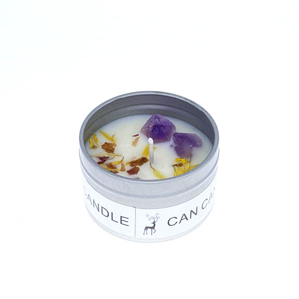 Dried Flower Tinplate Candle Wedding Hotel Gift