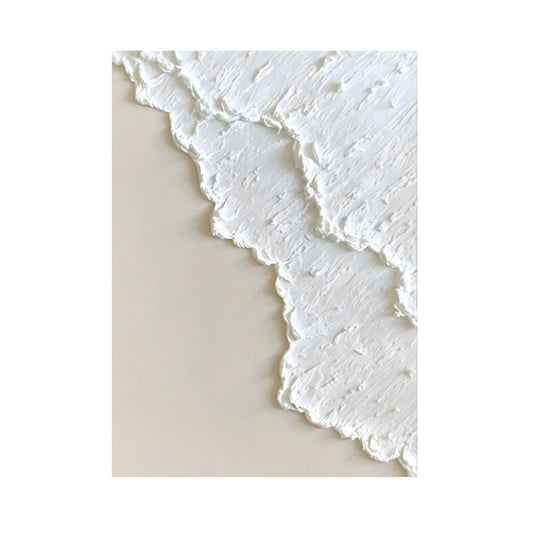 Hand Painted Three-dimensional Niche White - oil