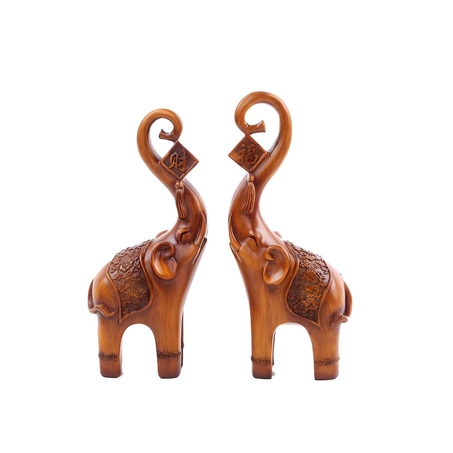 Elephant Resin Crafts Lucky Fortune Ornament