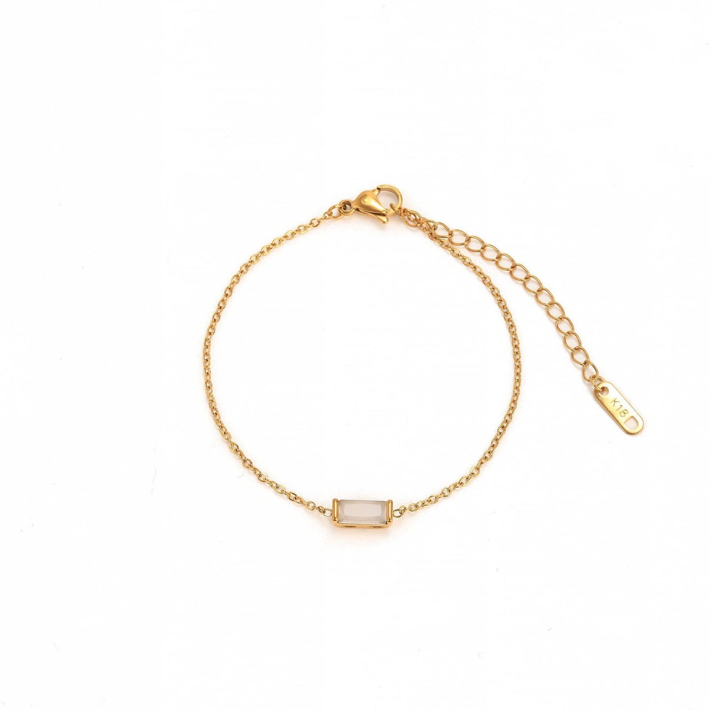 Birthstone 12 Birthstones Zircon Bracelet For Women