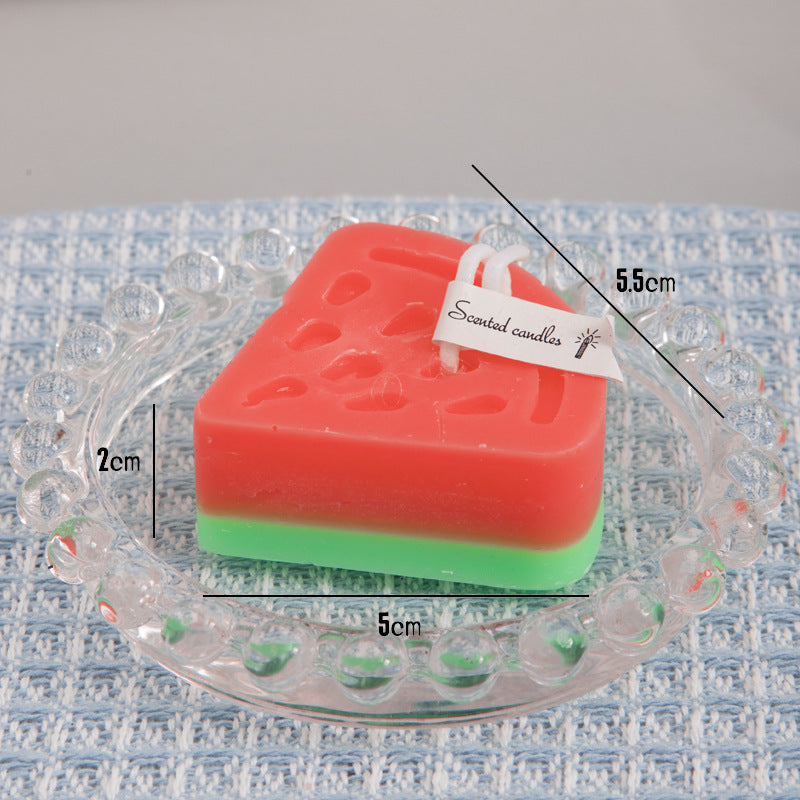 Watermelon Fruit Aromatherapy Candle Creative Gift