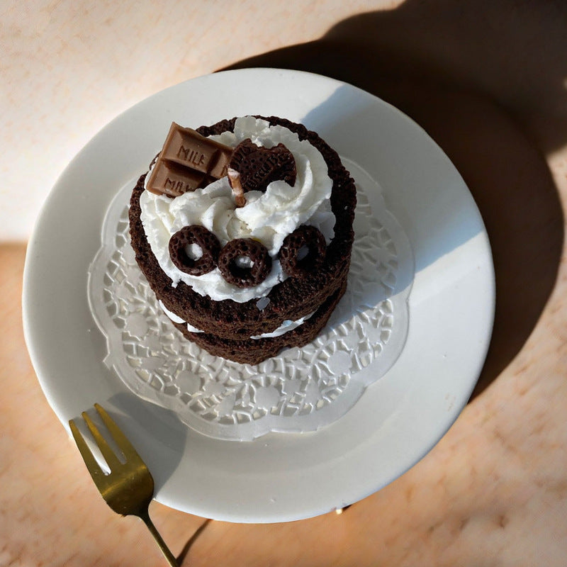 Chocolate Velvet Cute Cake Aromatherapy Candle