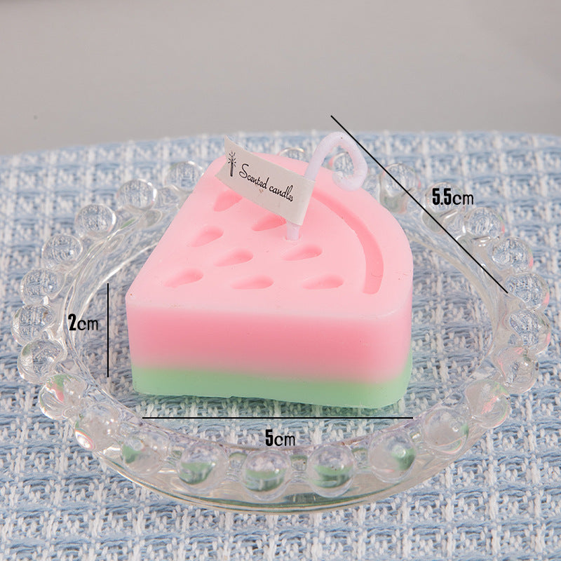 Watermelon Fruit Aromatherapy Candle Creative Gift