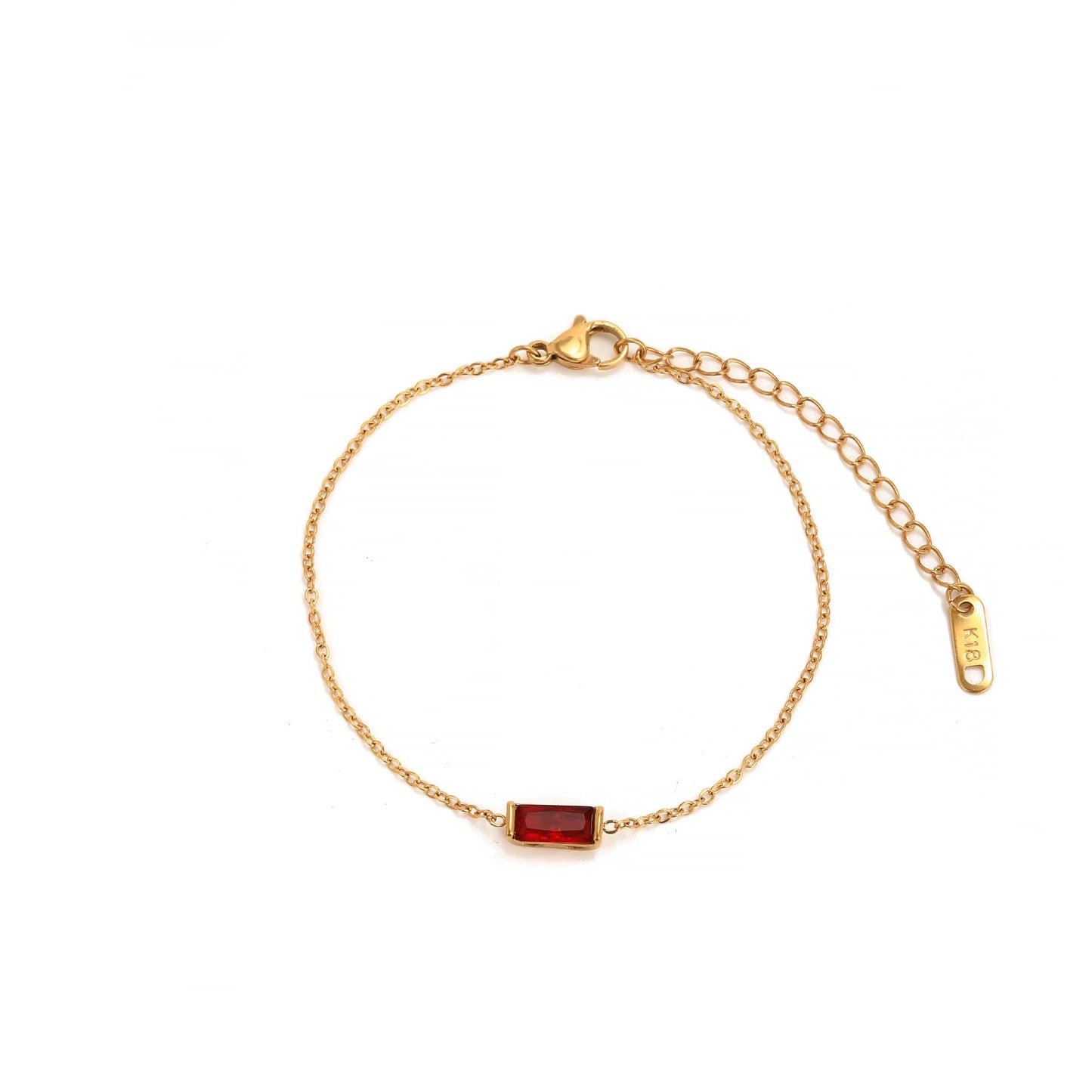 Birthstone 12 Birthstones Zircon Bracelet For Women