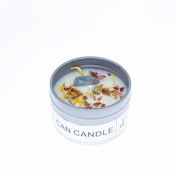 Dried Flower Tinplate Candle Wedding Hotel Gift
