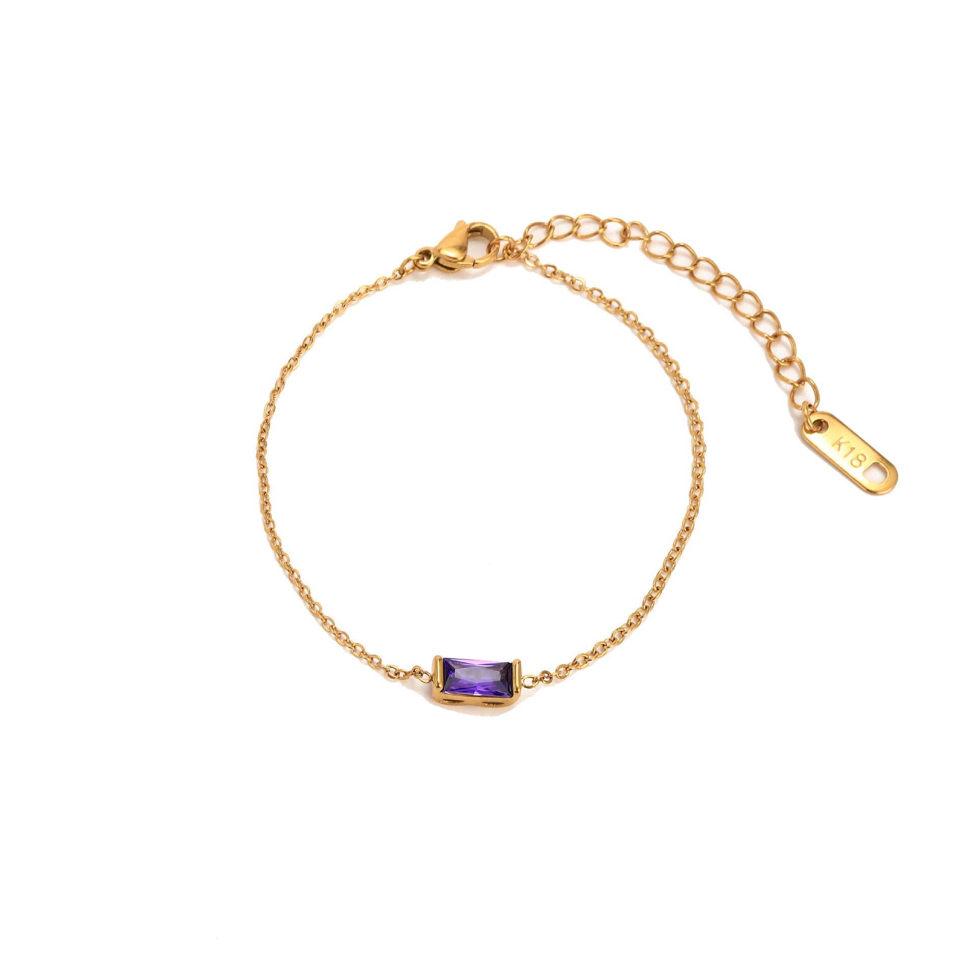 12 Birthstones Zircon Bracelet