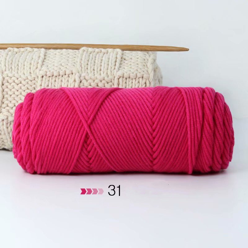 Milk Cotton Handmade DIY Braided Coarse Yarn