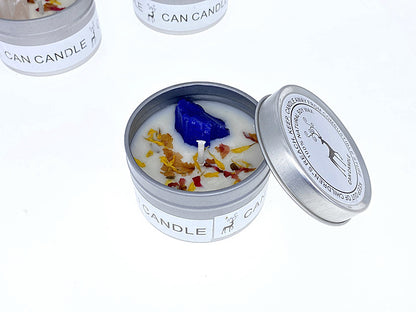 Dried Flower Tinplate Candle Wedding Hotel Gift