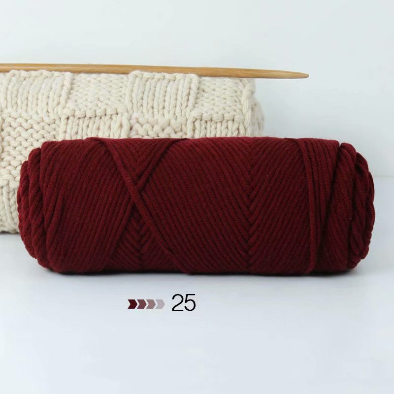 Milk Cotton Handmade DIY Braided Coarse Yarn