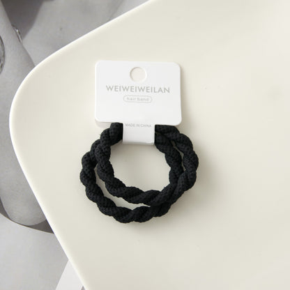 2-piece Thick Type Hand-woven Hair Rope