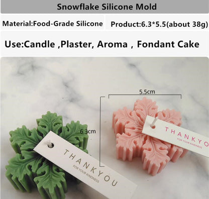 Candle Christmas high-grade soft silicone mold