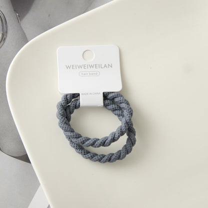 2-piece Thick Type Hand-woven Hair Rope