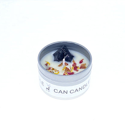 Dried Flower Tinplate Candle Wedding Hotel Gift