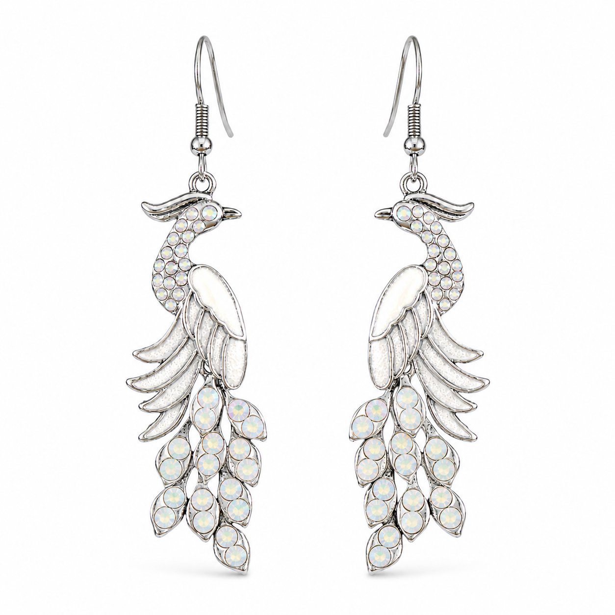European Peacock Earrings