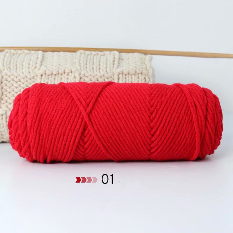 Milk Cotton Handmade DIY Braided Coarse Yarn
