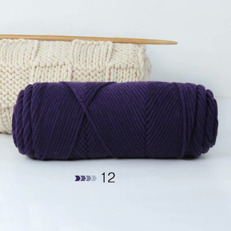 Milk Cotton Handmade DIY Braided Coarse Yarn