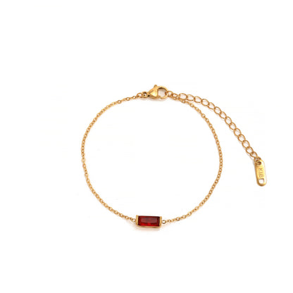 Birthstone 12 Birthstones Zircon Bracelet For Women