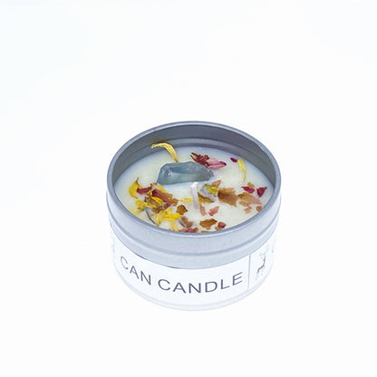 Dried Flower Tinplate Candle Wedding Hotel Gift