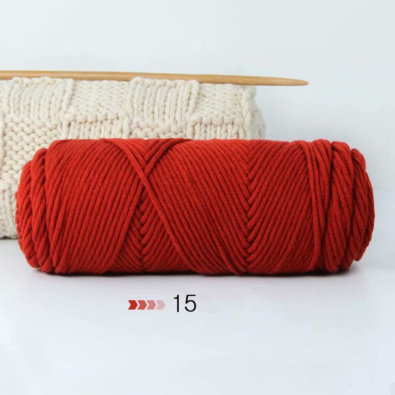 Milk Cotton Handmade DIY Braided Coarse Yarn