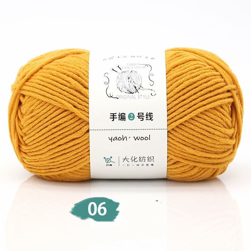 Medium Thick Hand-knitted Woolen Yarn Scarf Hat Coat Stick Needle DIY6 Strands
